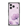 プレミアムスクエアケース with MagSafe［ Natural Flower - Purple ］