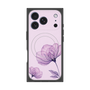 プレミアムスクエアケース with MagSafe［ Natural Flower - Purple ］
