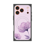 プレミアムスクエアケース with MagSafe［ Natural Flower - Purple ］