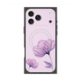 プレミアムスクエアケース with MagSafe［ Natural Flower - Purple ］