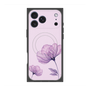 プレミアムスクエアケース with MagSafe［ Natural Flower - Purple ］