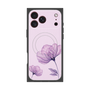 プレミアムスクエアケース with MagSafe［ Natural Flower - Purple ］