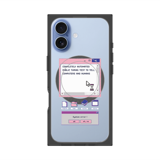 プレミアムスクエアケース with MagSafe［ System error! ］