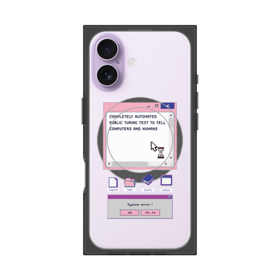 プレミアムスクエアケース with MagSafe［ System error! ］