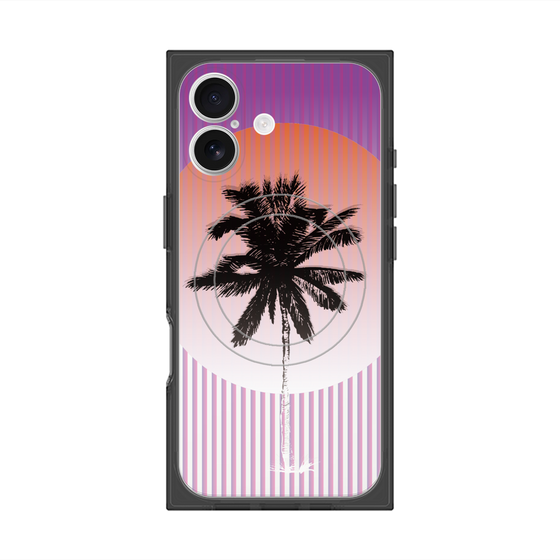 プレミアムスクエアケース with MagSafe［ Palm Tree ］