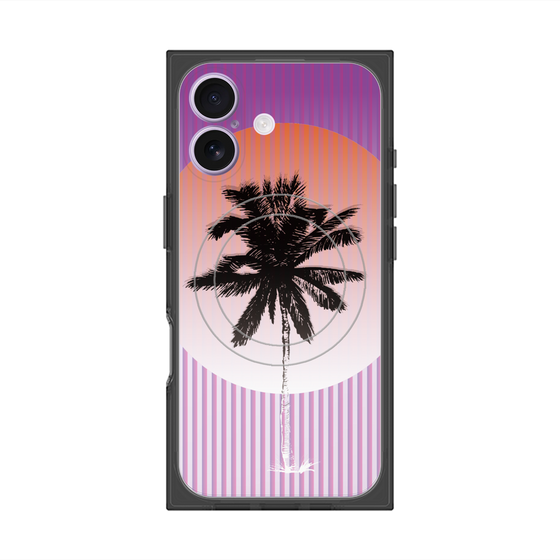 プレミアムスクエアケース with MagSafe［ Palm Tree ］