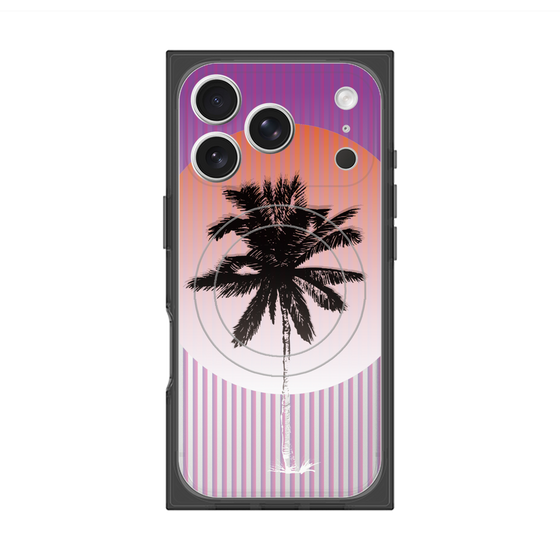 プレミアムスクエアケース with MagSafe［ Palm Tree ］