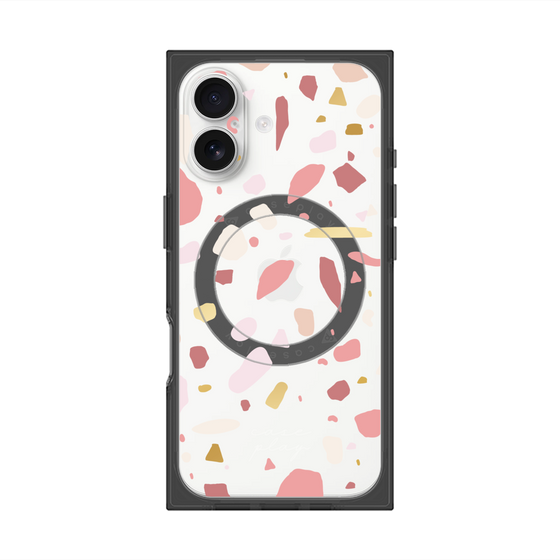 プレミアムスクエアケース with MagSafe［ Pink pieces ］