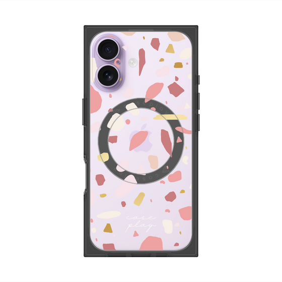 プレミアムスクエアケース with MagSafe［ Pink pieces ］