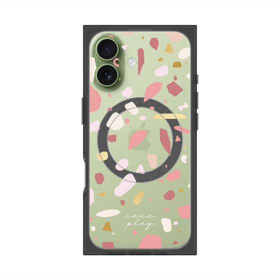 プレミアムスクエアケース with MagSafe［ Pink pieces ］