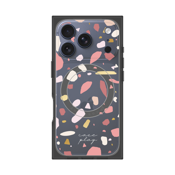 プレミアムスクエアケース with MagSafe［ Pink pieces ］