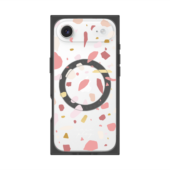 プレミアムスクエアケース with MagSafe［ Pink pieces ］