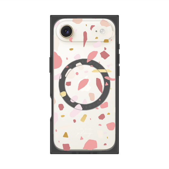 プレミアムスクエアケース with MagSafe［ Pink pieces ］