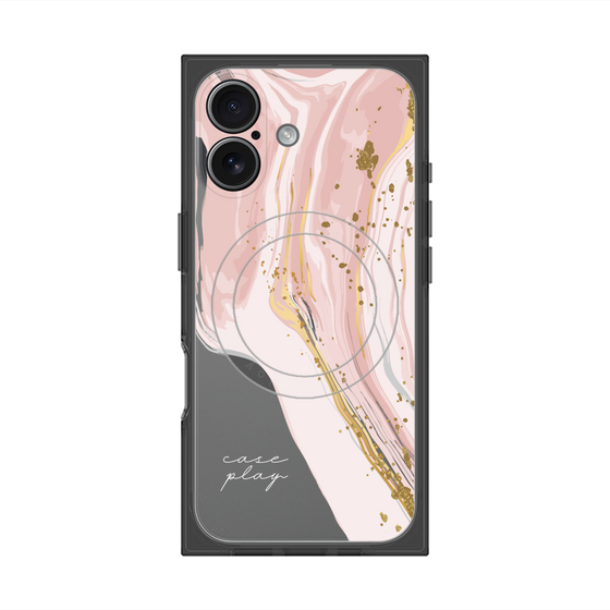 プレミアムスクエアケース with MagSafe［ Melting pink ］
