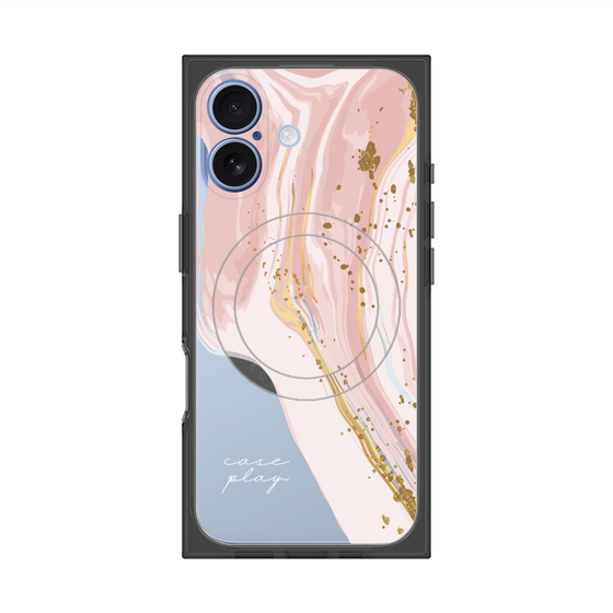 プレミアムスクエアケース with MagSafe［ Melting pink ］