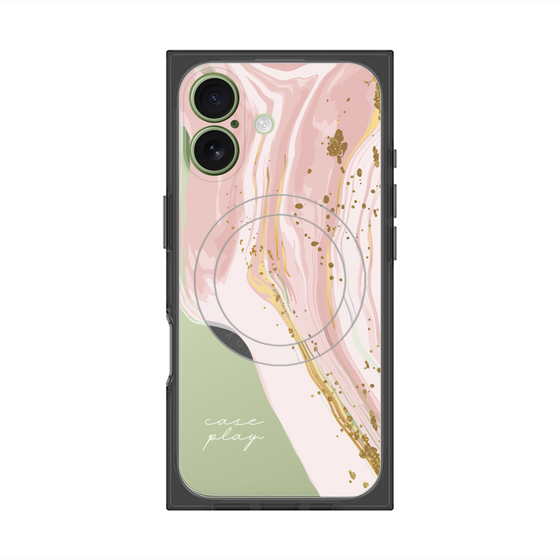 プレミアムスクエアケース with MagSafe［ Melting pink ］