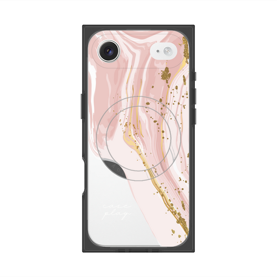 プレミアムスクエアケース with MagSafe［ Melting pink ］
