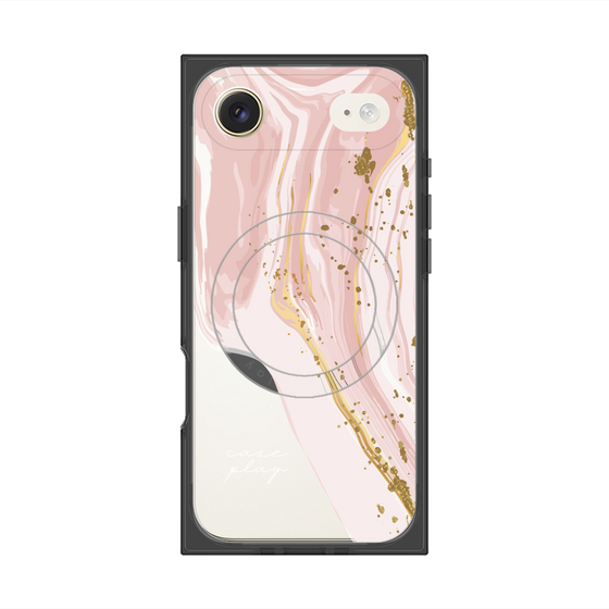 プレミアムスクエアケース with MagSafe［ Melting pink ］