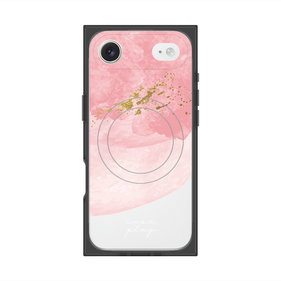 プレミアムスクエアケース with MagSafe［ pink layered ］