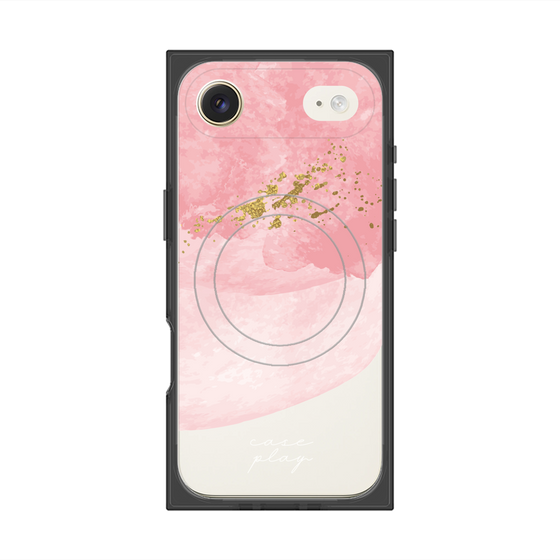 プレミアムスクエアケース with MagSafe［ pink layered ］