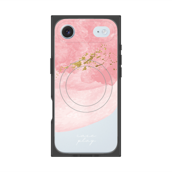プレミアムスクエアケース with MagSafe［ pink layered ］