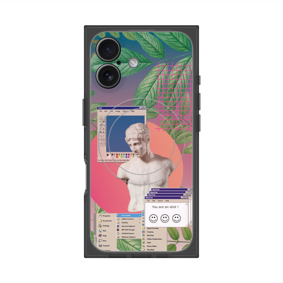 プレミアムスクエアケース with MagSafe［ vapor wave ］