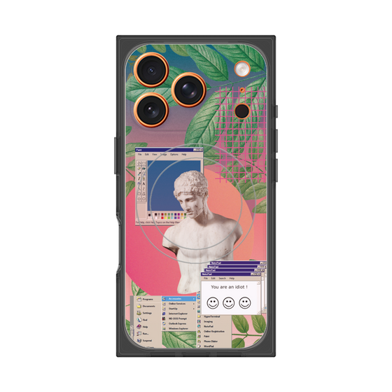 プレミアムスクエアケース with MagSafe［ vapor wave ］