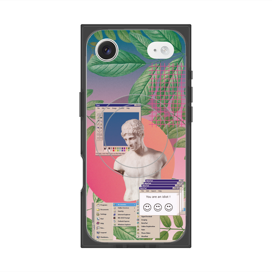プレミアムスクエアケース with MagSafe［ vapor wave ］