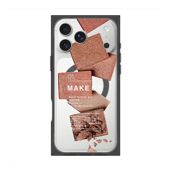 プレミアムスクエアケース with MagSafe［ Eye shadow-A ］