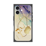プレミアムスクエアケース with MagSafe［ Marble Nuance Painting Purple ］