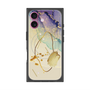 プレミアムスクエアケース with MagSafe［ Marble Nuance Painting Purple ］