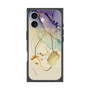 プレミアムスクエアケース with MagSafe［ Marble Nuance Painting Purple ］