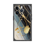 プレミアムスクエアケース with MagSafe［ Marble Nuance Painting Black ］