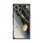 プレミアムスクエアケース with MagSafe［ Marble Nuance Painting Black ］
