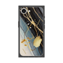 プレミアムスクエアケース with MagSafe［ Marble Nuance Painting Black ］