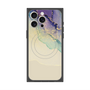 プレミアムスクエアケース with MagSafe［ Marble Purple ］