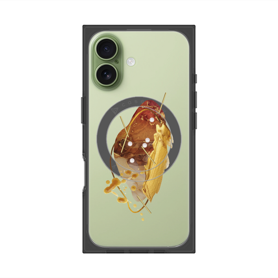 プレミアムスクエアケース with MagSafe［ Nuance Painting Brown ］