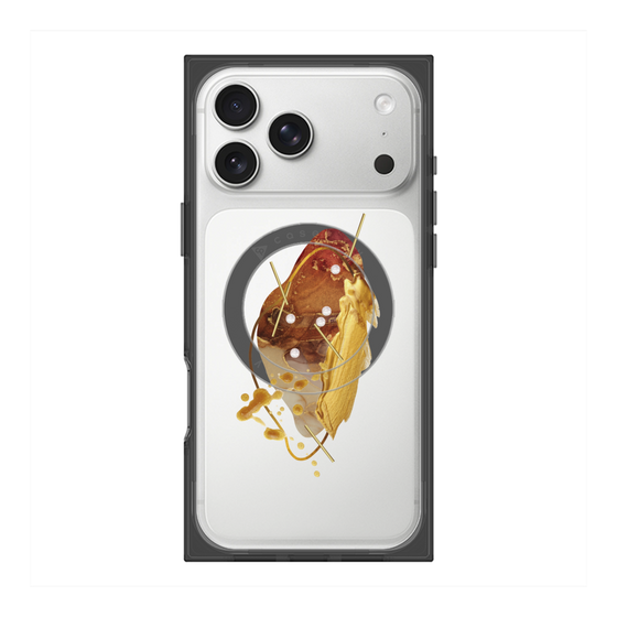 プレミアムスクエアケース with MagSafe［ Nuance Painting Brown ］