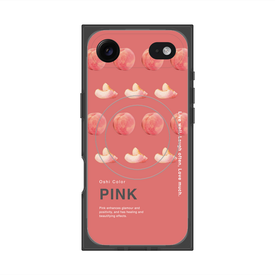 プレミアムスクエアケース with MagSafe［ PINK-Peach ］