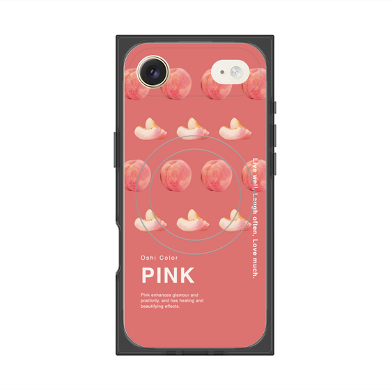 プレミアムスクエアケース with MagSafe［ PINK-Peach ］