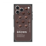 プレミアムスクエアケース with MagSafe［ BROWN-Chocolate ］