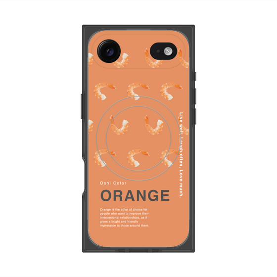 プレミアムスクエアケース with MagSafe［ ORANGE-Shrimp ］