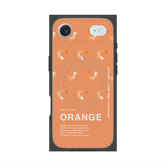 プレミアムスクエアケース with MagSafe［ ORANGE-Shrimp ］