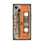 プレミアムスクエアケース with MagSafe［ RETORO CASSETTE TAPE - Skeleton Orange ］