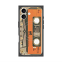 プレミアムスクエアケース with MagSafe［ RETORO CASSETTE TAPE - Skeleton Orange ］