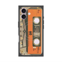 プレミアムスクエアケース with MagSafe［ RETORO CASSETTE TAPE - Skeleton Orange ］