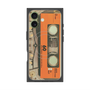 プレミアムスクエアケース with MagSafe［ RETORO CASSETTE TAPE - Skeleton Orange ］