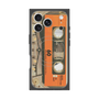 プレミアムスクエアケース with MagSafe［ RETORO CASSETTE TAPE - Skeleton Orange ］