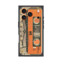 プレミアムスクエアケース with MagSafe［ RETORO CASSETTE TAPE - Skeleton Orange ］