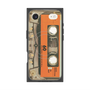 プレミアムスクエアケース with MagSafe［ RETORO CASSETTE TAPE - Skeleton Orange ］